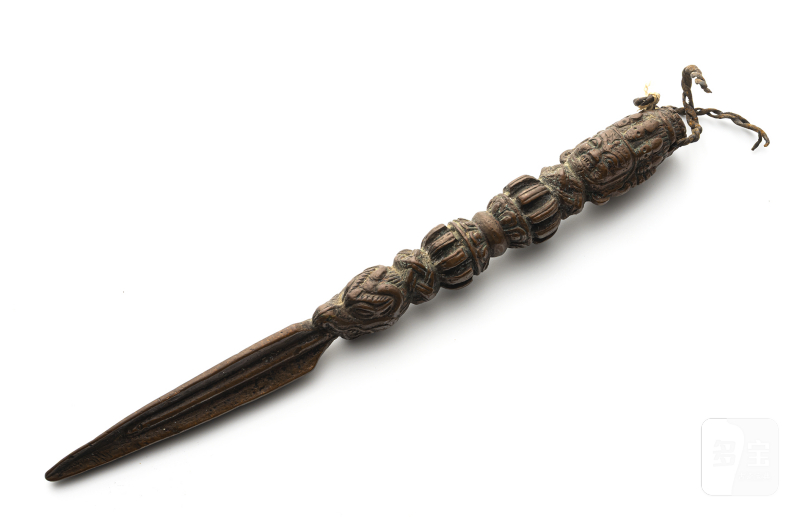 A COPPER RITUAL DAGGER, PHURBU